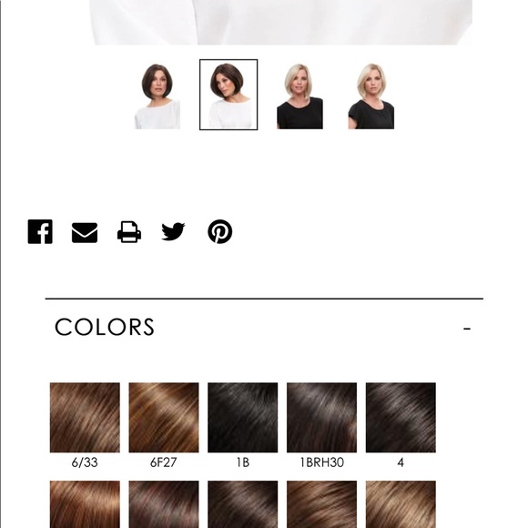 Jon Renau Alison wig lace front monofilament 6/33 - Picture 4 of 7